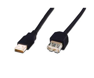 Digitus DK-300202-050-S câble USB USB 2.0 5 m USB A Noir
