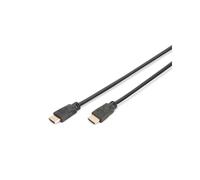 Digitus DK-330123-050-S Câble HDMI 2.0 5m M/M, 4K/Ultra HD, HDR, Ethernet, ARC, 3D, 3840x2160 60Hz, Connecteurs Plaqué Or