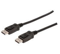 DIGITUS DK-340100-020-S - 2 m - DisplayPort - DisplayPort - Mâle - Mâle - Nickel