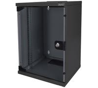 Digitus Boîtier mural DN-10-09U-B 10" (254 mm) 9U – noir (RAL 9005) 464x312x300 mm