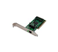 Digitus DN-10110 : Carte réseau PCI Gigabit Ethernet 10/100/1000BaseT(X) RTL8169SC, support Windows/macOS/Linux, bracket Low Profile inclus.