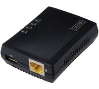 Digitus Serveur réseau multifonction DN-13020 – Ethernet 10/100 Mb/s, USB 2.0, 1 port