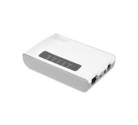 Digitus DN-13024 : Serveur réseau multifonction sans fil 2 ports USB 2.0, 300 Mbps (802.11n), LAN 100 Mbps, compatible Windows, macOS, IPv4 TCP/IP
