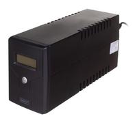 Line-Interactive UPS, 600VA/360W 12V/7Ah x1 battery,2x CEE 7/7 outlet,RJ-11,LCD