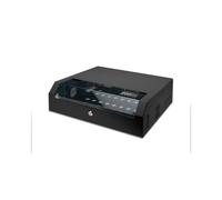 Digitus DN-19-04U-PB-B Boîtier Mural SOHO Slim 3U 19" Noir - Profondeur 475mm, Charge Max 30kg, IP20, Porte Verre, Métal, Largeur 525mm