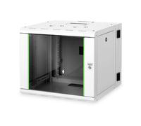 DIGITUS DN-19 09-U-3 DIGITUS Répartiteur mural 19" Soho-Line avec cadre pivotant, 9 UH