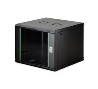 Digitus DN-19 09U-6/6-EC-SW Boîtier mural 19 (l x H x P) 600 x 505 x 600 mm 9 UH noir, noir (mat), noir (RAL 9005)