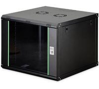 Digitus DN-19 09U-6/6-EC-SW Boîtier mural 19 (l x H x P) 600 x 505 x 600 mm 9 UH noir, noir (mat), noir (RAL 9005)