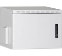 DIGITUS Armoire réseau extérieur - Rack 19 Pouces - 9U - Montage Mural - 450mm de Profondeur - Charge 100kg - Gris