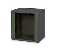 Digitus DN-19 12-U-SW Rack monté sur le mur 12U 100kg Noir étagère - Étagères (100 kg, Rack monté sur le mur, 12U, Noir, 48,3 cm (19"), IP20)