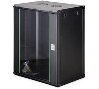 DIGITUS Armoire réseau - Rack 19 Pouces - 16U - Montage Mural - Profondeur 450 mm - capacité de Charge 60 kg - série Dynamic Basic - Noir