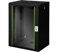 Digitus DN-19 16-U-SW Boîtier mural 19 (l x H x P) 600 x 820 x 450 mm 16 UH noir (RAL 9005)