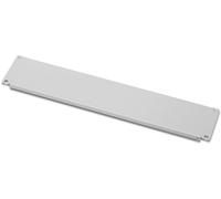Digitus Panneau de recouvrement 19" 2U – Cache rack en tôle d'acier laquée, gris, fixations incluses