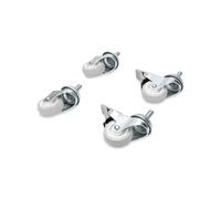 Digitus DN-19-CASTOR-WM : Kit de 4 roulettes M10 pour armoire murale 19", capacité 250kg/roulette, 2 roulettes réglables