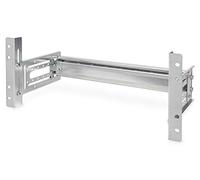 Digitus DN-19-DIN-4U Accessoire de montage à visser, frontal, fixation frontale, boîtier, profilé non équipé argent, mé