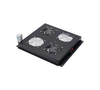 Digitus DN-19-FAN-2-B-N : Panneau de Ventilation 19" pour Baies Réseau Unique & Varioflex-N, Dynamic Basic, 2 Ventilateurs, 276 m³/h, Noir