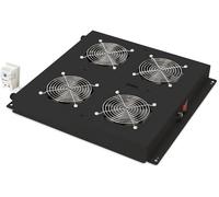 Digitus DN-19 FAN-4-B-N 19 pouces 4 x Ventilateur 1 UH montage fixe, avec interrupteur adapté à une baie de profondeur: à partir