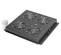 Digitus DN-19 FAN-4-B-N 19 pouces 4 x Ventilateur 1 UH montage fixe, avec interrupteur adapté à une baie de profondeur: à partir