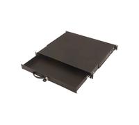 Digitus DN-19-KEY-1U-SW Tiroir Clavier 1U 19" pour Armoire Réseau/Serveur, Charge Max. 25kg, 485x400x45mm, Noir, Compatible Armoires 19" hors murales.