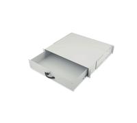 Digitus DN-19-KEY-2U Tiroir Clavier 19" 2U Gris pour Armoire Réseau/Serveur - Charge Max. 25kg - 48.3cm (19 pouces) - Compatible Armoires DIGITUS