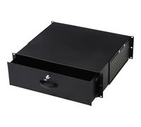 Digitus DN-19 KEY-3U-SW 19 pouces Châssis 3 UH extensible, fermée noir