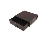 Digitus DN-19-KEY-3U-SW : Tablette d'Archivage 3U pour Armoire Réseau 19", 485x480x134mm, Noir, Verrouillable. Acier, 6.5kg.