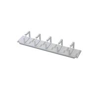 Digitus DN-19-ORG-2U : Panneau de Gestion de Câbles 19" 2U avec Anneaux, Gris, 483x85x88mm, Montage en Armoire Réseau 483mm (19 pouces)