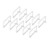 DIGITUS Support de guide-câbles 70 x 150 mm - - 10 pièces - armoire réseau 19'' - gestion des câbles - gris