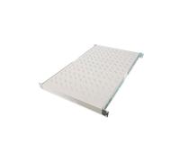Digitus DN-19-TRAY-1-1000 Étagère Fixe 1U pour Armoire 19" (483mm), 483x720x50mm, Gris, Charge Max. 100kg, Optimisée Composants Non-19"