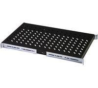 Digitus DN-19 TRAY-1-1000-SW 19 pouces Plaque de sol 1 UH montage fixe adapté à une baie de profondeur: 1000 mm noir