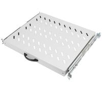 Digitus DN-19 TRAY-2-600 19 pouces Plaque de sol 1 UH extensible adapté à une baie de profondeur: 600 mm gris