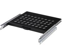 Digitus DN-19 TRAY-2-600-SW 19 pouces Plaque de sol 1 UH extensible adapté à une baie de profondeur: 600 mm noir