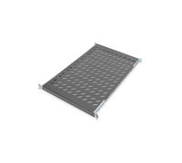 Digitus DN-19-TRAY1-1000-ECB Tablette Fixe 1U pour Armoire Réseau 19" Profondeur 1000mm, Charge Max 50kg, Acier Noir RAL 9005, 44x486x770mm