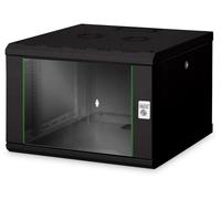 DIGITUS DN-1907U-6/6-SW Répartiteur mural 19" DIGITUS, en une pièce, 7 UH, noir