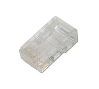 DIGITUS DN-219602 - Connecteur à sertir Cat 6 - 100 pièces - Connecteur réseau RJ45 Non blindé - pour câble réseau Cat6 - 1GBase-T - 8P8C - AWG 27/7 à AWG 24/7
