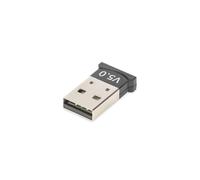 Digitus DN-30211 Adaptateur Nano USB Bluetooth 5.0, Débit 3 Mbit/s, Profils A2DP/AVRCP/DUN/HFP/SPP, USB 2.0, BLE, Rétrocompatible, Windows/Linux
