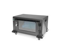 DIGITUS Armoire de Charge Mobile - 16 emplacements de Charge USB-C - Jusqu'à 13 Pouces - Rangement & Charge de Smartphones, Ordinateurs Portables & tablettes - Porte avec Verrouillage électrique