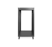 Digitus Rack audio 19 pouces DN-48002 – 21U, charge maximale 136 kg, roulettes, noir, non monté