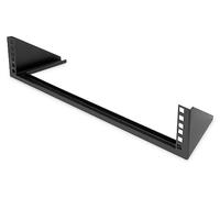 DIGITUS DN-48003 - Cadre 19 Pouces - 2U - Cadre Universel pour équipement 19 Pouces - Montage Mural Vertical - Non monté - pour Accessoires Audio-vidéo - 105 x 504 x 151 mm - Noir