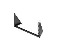 Digitus DN-48005 : Support Mural 19" 6U en Acier Noir, 504x283x151mm, Charge Max. 40kg, Fixation Murale Verticale/Horizontale, Conforme 482.6mm