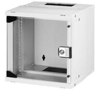 DIGITUS Armoire réseau 10 Pouces - 6 UH - Montage Mural - Non monté - hxlxp 324x316x298mm - capacité de Charge 30kg - Profondeur utile 254mm - Indice de Protection IP20 - série Soho Pro - Gris