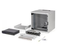 Digitus DN-49100-SET Ensemble réseau SOHO Pro, 254 mm (10") - 6U, 315 x 300 mm (l x p)