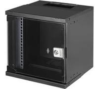 DIGITUS DN-49101 - Boîtier mural 10'', pack plat, 6 UH, 25,4 mm de profondeur, noir