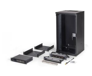 Digitus DN-49105-SET Ensemble réseau SOHO Pro, 254 mm (10") - 12U, 315 x 300 mm (l x p)