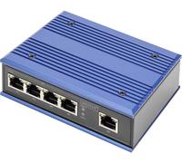Digitus Commutateur Ethernet industriel DN-651118 5 ports Gigabit (10/100/1000) Rail DIN Noir