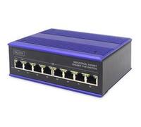 Digitus DN-651121 network switch Unmanaged L2 Gigabit Ethernet (10/100/1000) Black,Blue Power over Ethernet (PoE) black G