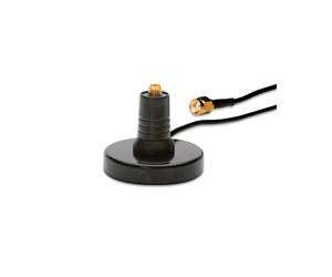 Digitus DN-70101-1 : Embase d'Antenne Magnétique LAN Sans Fil 2.4/5 GHz, Connecteur RP-SMA, Câble 1.5m, Noir, pour Antennes Tige Wireless LAN