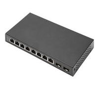 Digitus Commutateur réseau 10 ports Gigabit non administré 8x RJ45 2x SFP noir