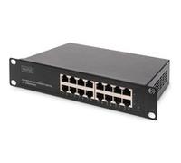 DIGITUS DN-80115 - Commutateur - non géré - 16 x 10/100/1000 - Montable sur rack G