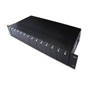 Digitus Châssis 2U pour 14 convertisseurs de médias DN-82000 – 19" Alimentation redondante 85-265VAC